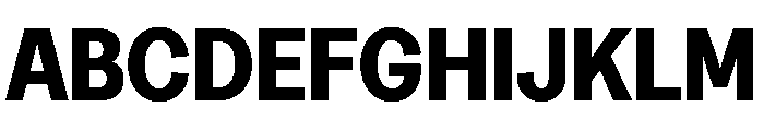 Greed TRIAL NarrowBold Instance Font UPPERCASE