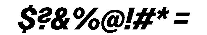 Greed TRIAL NarrowBoldItalic Instance Font OTHER CHARS