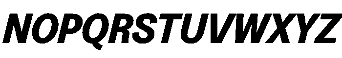 Greed TRIAL NarrowBoldItalic Instance Font UPPERCASE