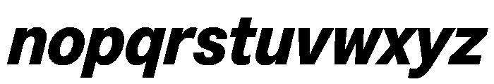 Greed TRIAL NarrowBoldItalic Instance Font LOWERCASE