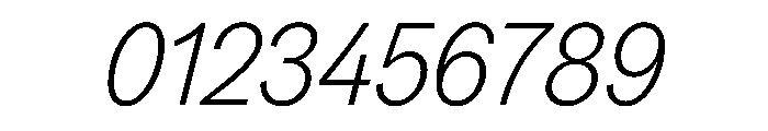 Greed TRIAL NarrowLightItalic Instance Font OTHER CHARS