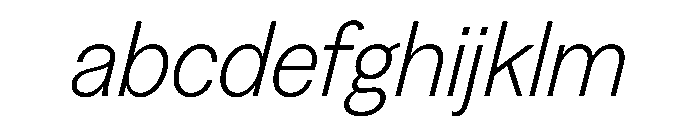 Greed TRIAL NarrowLightItalic Instance FONT