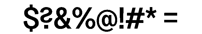 Greed TRIAL NarrowMedium Instance Font OTHER CHARS