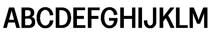 Greed TRIAL NarrowMedium Instance Font UPPERCASE