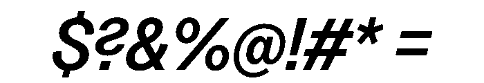 Greed TRIAL NarrowMediumItalic Instance Font OTHER CHARS