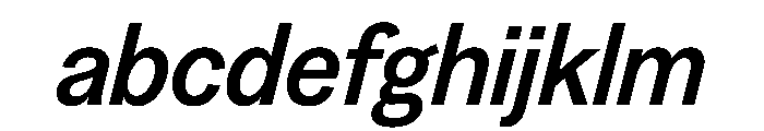 Greed TRIAL NarrowMediumItalic Instance FONT