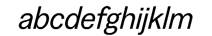 Greed TRIAL NarrowRegularItalic Instance FONT