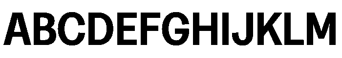 Greed TRIAL NarrowSemiBold Instance Font UPPERCASE
