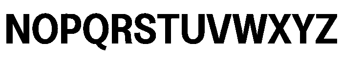 Greed TRIAL NarrowSemiBold Instance Font UPPERCASE