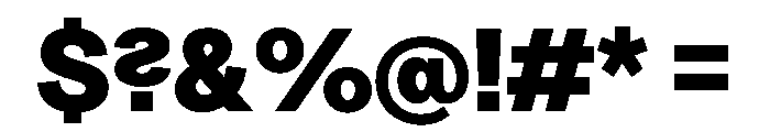 Greed TRIAL StandardHeavy Instance Font OTHER CHARS