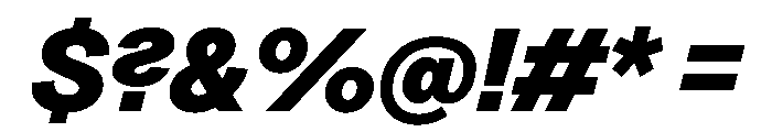 Greed TRIAL StandardHeavyItalic Instance Font OTHER CHARS