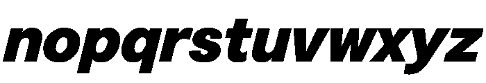 Greed TRIAL StandardHeavyItalic Instance Font LOWERCASE
