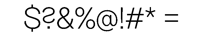 Greed TRIAL StandardLight Instance Font OTHER CHARS