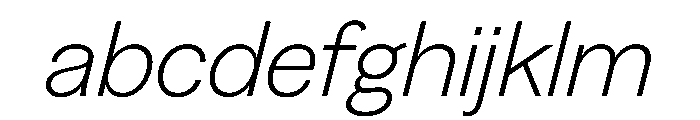 Greed TRIAL StandardLightItalic Instance FONT