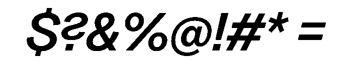 Greed TRIAL StandardMediumItalic Instance Font OTHER CHARS