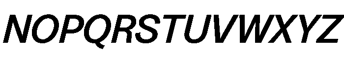 Greed TRIAL StandardMediumItalic Instance Font UPPERCASE