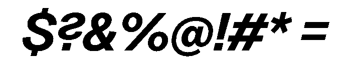 Greed TRIAL StandardSemiBoldItalic Instance Font OTHER CHARS