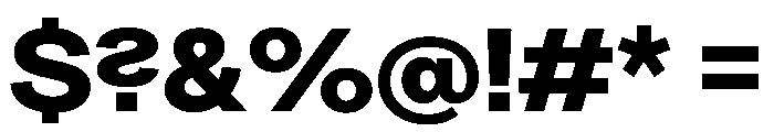 Greed TRIAL WideBold Instance Font OTHER CHARS