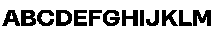 Greed TRIAL WideBold Instance Font UPPERCASE
