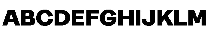 Greed TRIAL WideHeavy Instance Font UPPERCASE