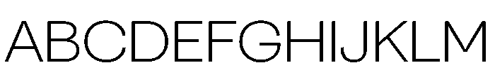 Greed TRIAL WideLight Instance Font UPPERCASE