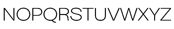 Greed TRIAL WideLight Instance Font UPPERCASE