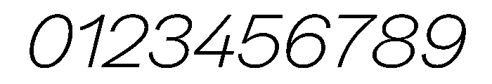 Greed TRIAL WideLightItalic Instance Font OTHER CHARS