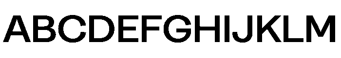 Greed TRIAL WideMedium Instance Font UPPERCASE