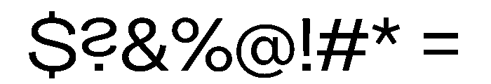 Greed TRIAL WideRegular Instance Font OTHER CHARS
