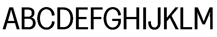 GreedNarrow Regular TRIAL Font UPPERCASE