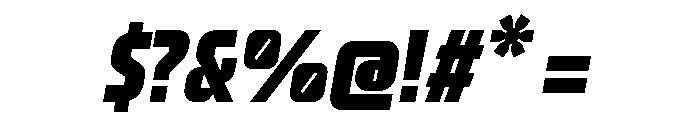 GregorSlanted Font OTHER CHARS