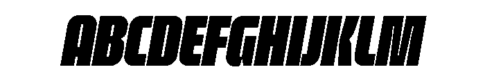 GregorSlanted Font UPPERCASE
