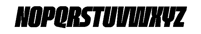 GregorSlanted Font UPPERCASE