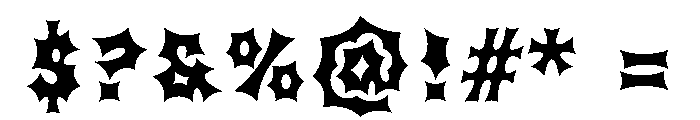Grinsen Regular Font OTHER CHARS