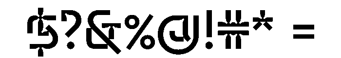Grotunda Inktrap Font OTHER CHARS