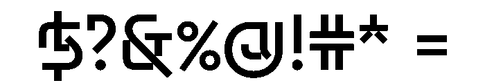 Grotunda Regular Font OTHER CHARS