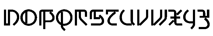 Grotunda Regular Font UPPERCASE
