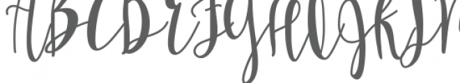 graceful Font UPPERCASE