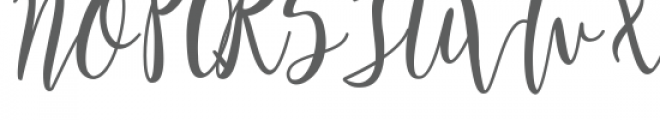 graceful Font UPPERCASE