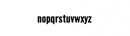 Grotesk URW Bold Condensed Font LOWERCASE