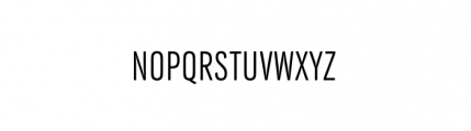 Grotesk URW Extra Light Condensed Font UPPERCASE