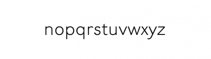 Grotesk URW Extra Light Extra Wide Font LOWERCASE