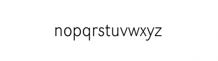 Grotesk URW Extra Light Narrow Font LOWERCASE