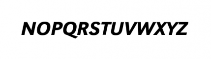 Grotesk URW Medium Italic Font UPPERCASE
