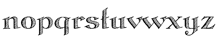 Graciosa Gris Font LOWERCASE