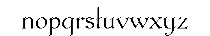 Graciosa Regular Font LOWERCASE