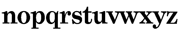 Grad Bold Font LOWERCASE