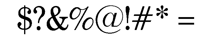 Grad Regular Font OTHER CHARS