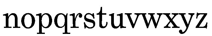 Grad Regular Font LOWERCASE