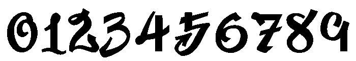 Graffiti Regular Font OTHER CHARS